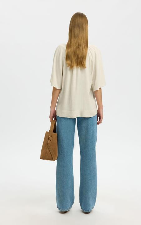 Produktbild Selected Viskosemix Oberteil mit V-Ausschnitt (42)