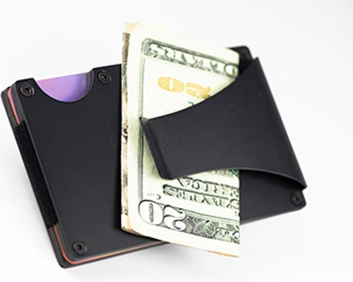 Actual product image Harvey Makin Mad Man Black Stainless Tactical Wallet