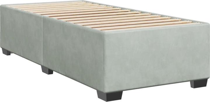 Produktbild vidaXL Bo x springbett mit Matratze 120 x 190 cm Samt (120 x 190 cm)