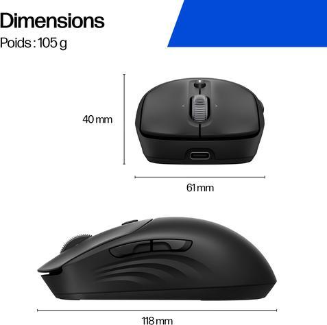 Image du produit HP 705 Souris sans fil rechargeable (Sans fil)