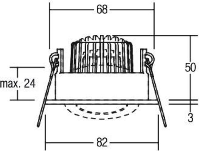 Produktbild Brumberg LED-Einbaustrahler (470 lm)