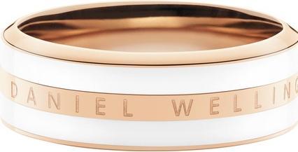 Image du produit Daniel Wellington Bague classique en satin blanc or rose 58 (58, Acier)
