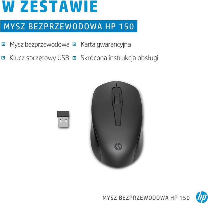 Produktbild HP 150 Wireless Mouse (Kabellos)
