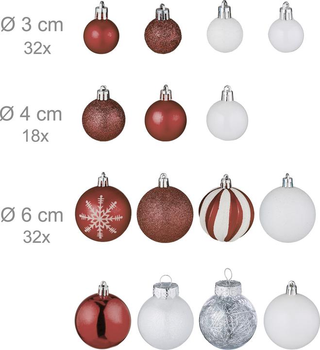 Actual product image Relaxdays christmas decorations (101 -part)