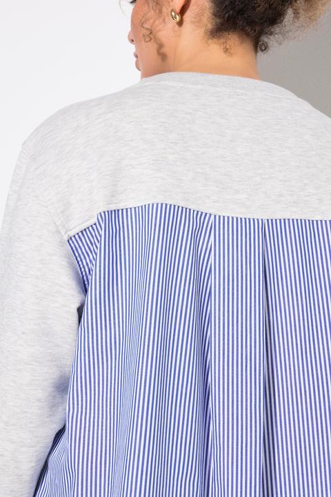 Produktbild Ulla Popken 2-in-1-Sweatshirt, V-Ausschnitt, Langarm (42, 44)