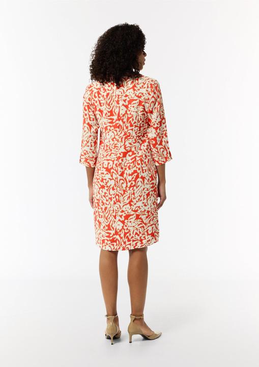 Image du produit Comma Kleid Gemustertes Kleid aus Crêpe (40)