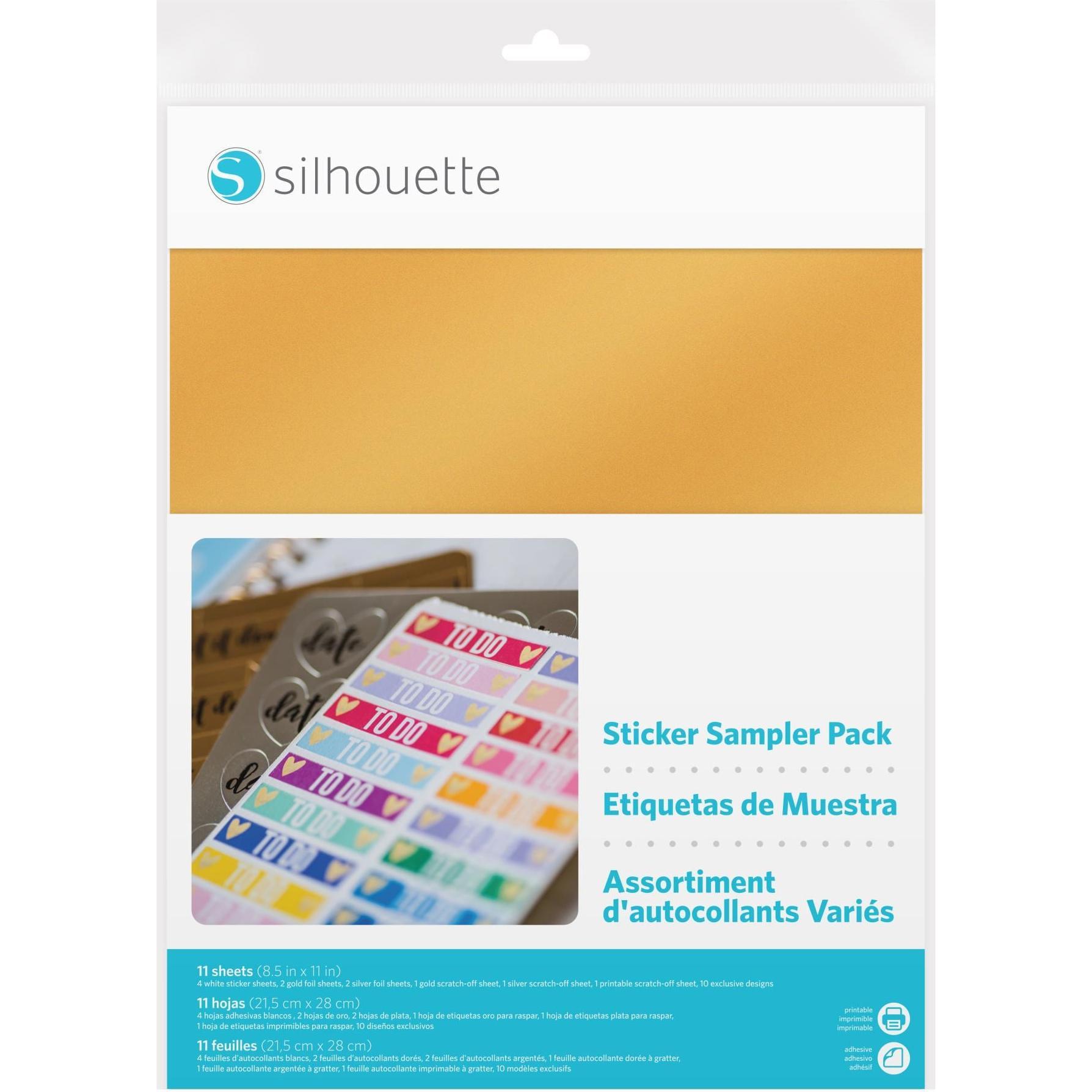 Silhouette Sticker Sampler Pack