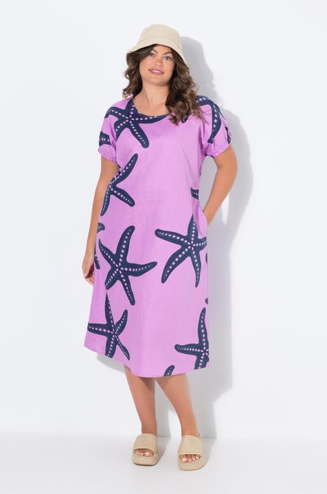 Produktbild Laurasøn Leinenkleid, 1/2 Arm, Rundhalsausschnitt (58)
