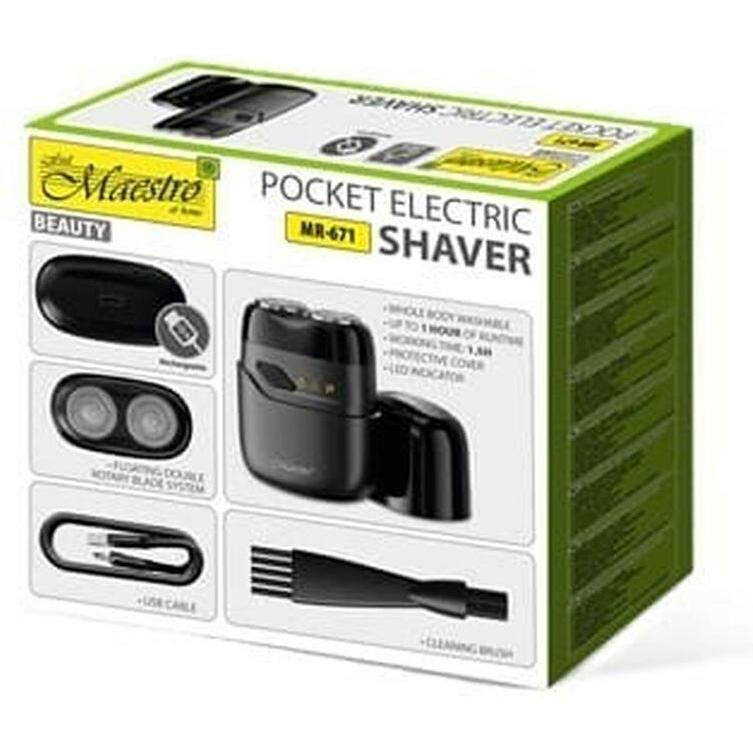Maestro, Rasoio elettrico, Golarka elektryczna podróżna USB MR-671