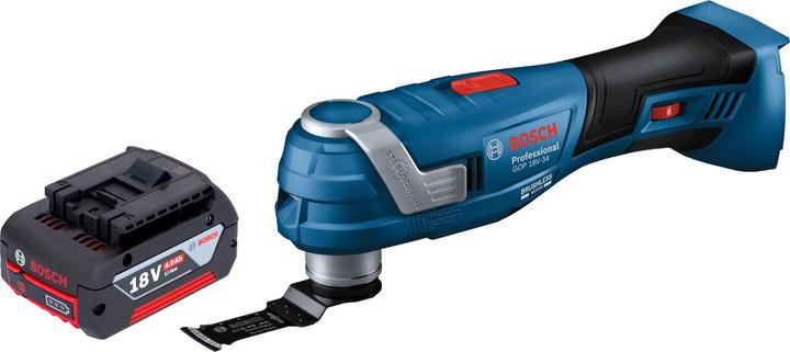 Produktbild Bosch Professional Bosch GOP 18V-34 Professional Akku Multi Cutter 18 V Starlock Plus + 1x Akku 4,0 Ah - ohne