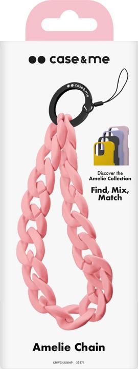 Actual product image SBS case&me Amelie Wrist chain pink