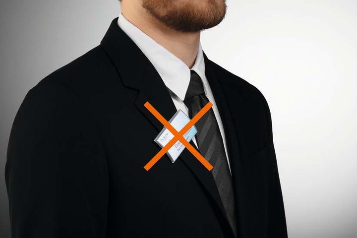 Actual product image Durable Namensschild