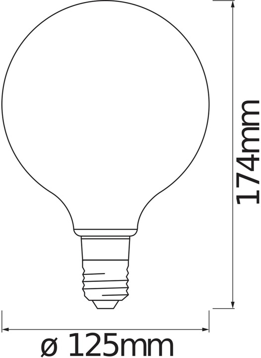 Produktbild Ledvance Smart+ Filament Globe (E27, 6 W, 680 lm, 1 x, E)