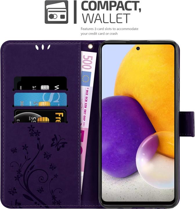 Image du produit Cadorabo Housse Flower Book pour Samsung Galaxy A73 5G (Samsung Galaxy A73 5G)
