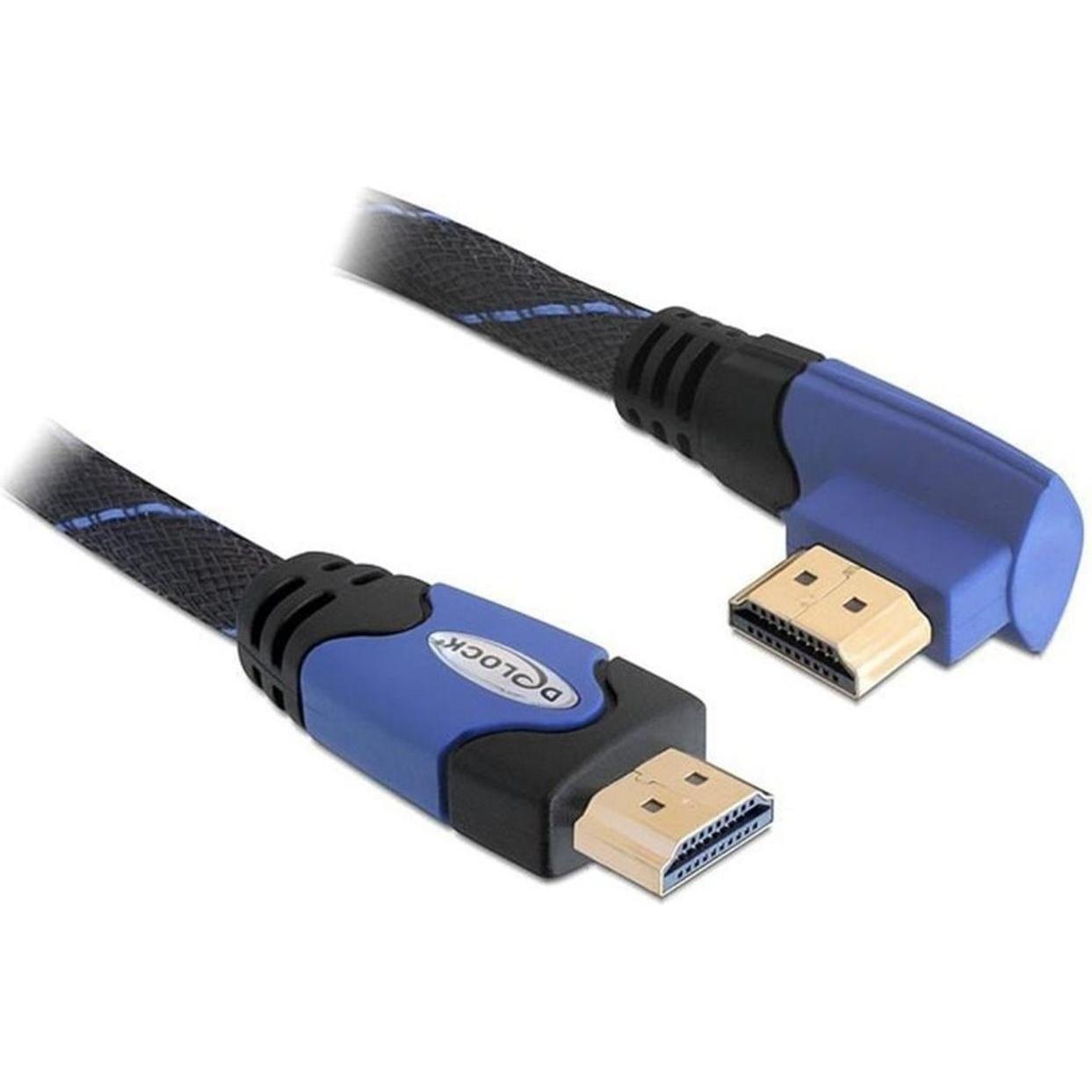 Delock HDMI (Typ A) — HDMI (Typ A) (5 m, HDMI), Video Kabel