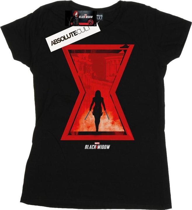 Produktbild Black Widow Film Ikone Silhouette Baumwolle TShirt (S)