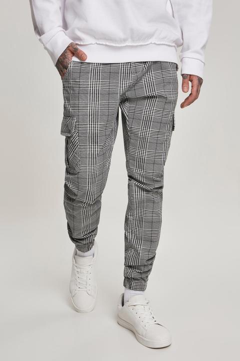 Actual product image Urban Classics AOP Glencheck Cargo Jog Pants (XL)