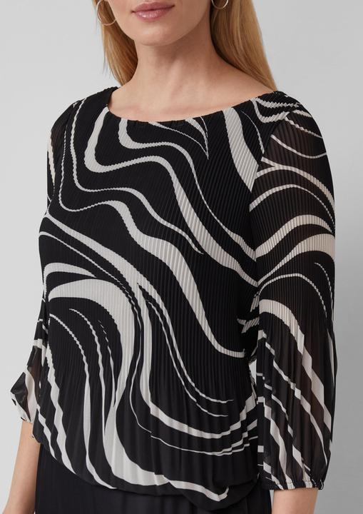 Immagine prodotto s.Oliver Bluse Plissierte Bluse mit All-over-Print (34)