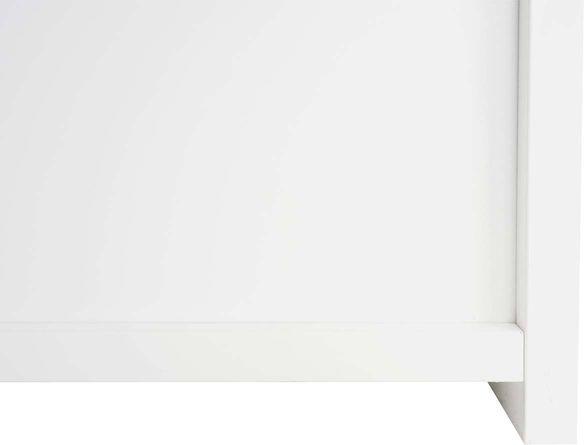 Image du produit Mendler Armoire de toilette HWC-B19b, brillant 70x80x16cm, blanc (70 x 60 x 16 cm)