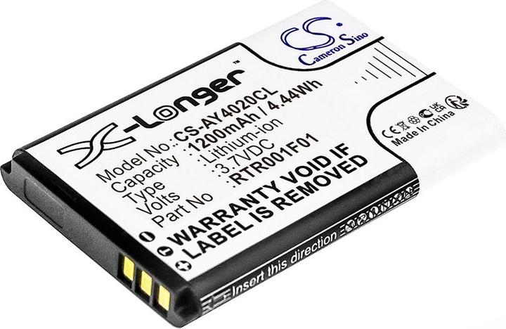 NoName Batteria per Alcatel 10000058, DECT 8262 ecc. 1200mAh, 3,7V (1 pz., Specifico del dispositivo, 1200 mAh)