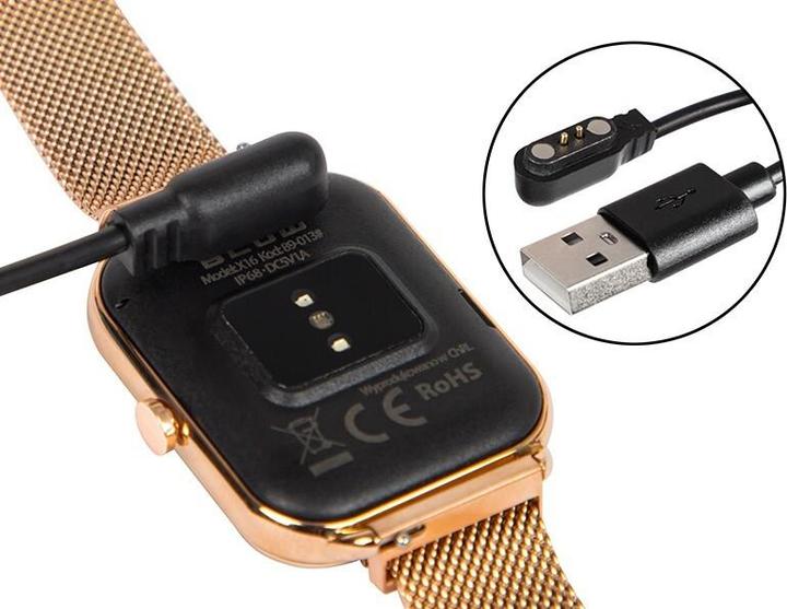 Actual product image Blow Smartwatch X16 Bluetooth pink