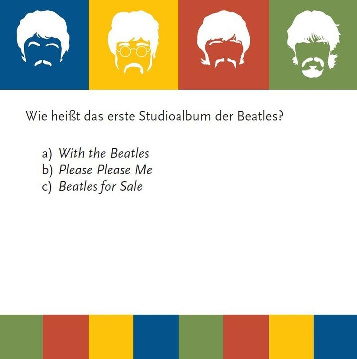 Actual product image The Beatles Quiz (New Edition) (Stefan Gnad, Susanne Helmer, German)