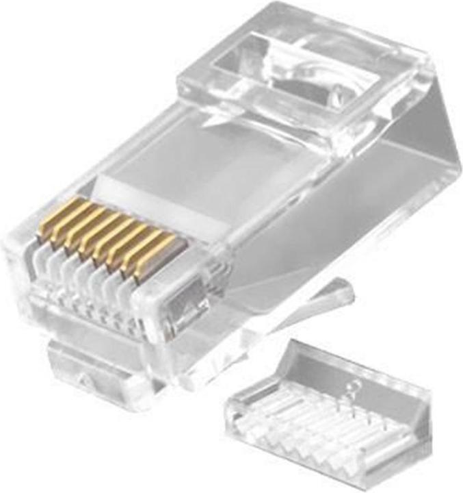 Productafbeelding Lanview RJ45 UTP-stekker Cat6a voor AWG23-24 massief/aderig
