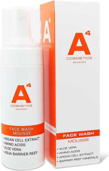 Actual product image A4 Health and Beauty Face Wash Mousse (Cleansing mousse, 150 ml)