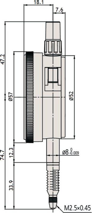 Actual product image Mitutoyo Dial gauge