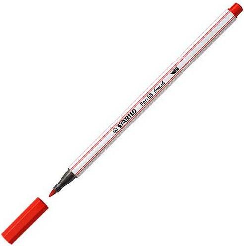 Image du produit STABILO Pen 68 brush Stylo feutre Premium (Carmin, 1 x)