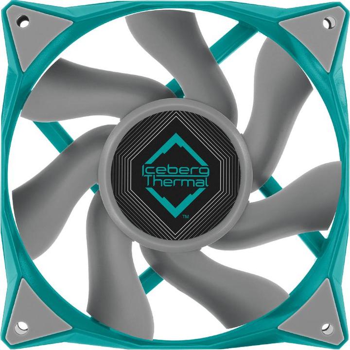 Image du produit Iceberg Thermal IceGALE Xtra Boîtier d'ordinateur Ventilateur 12 cm Turquoise 1 pièce(s) (120 mm, 1 x)