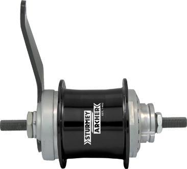Produktbild Sturmey Archer Duomatic S2C 2-Gang Alu 36-Gaats 22t Schwarz
