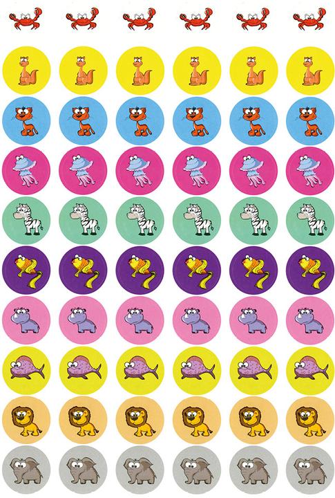Actual product image TimeTEX TIME TEX set of commendation stickers 62767 Animals 240 pieces