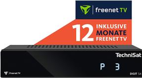 TechniSat DIGIT S4 freenet TV 12 Monate Black (DVB-S2)