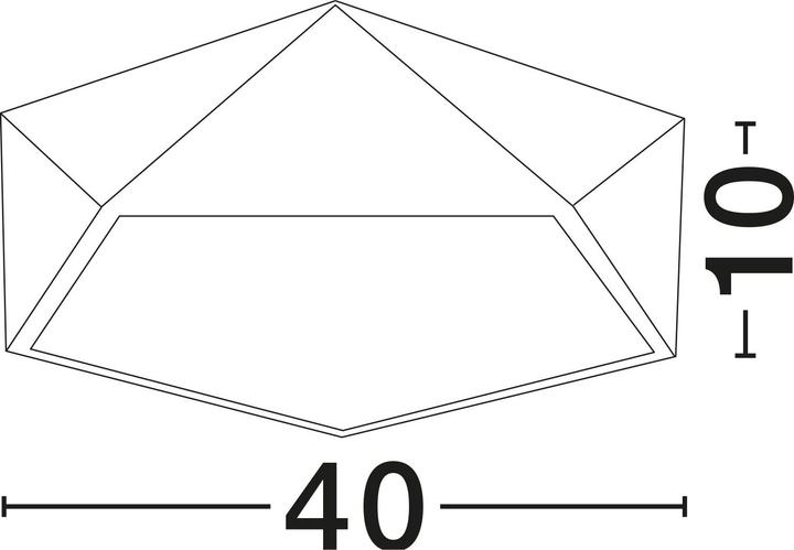 Actual product image Nova Luce Darius ceiling light (E27)