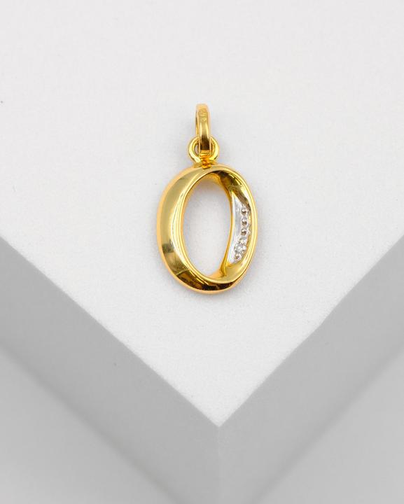 Immagine prodotto Muau Lettera (Oro bianco, Oro rosso o argento, Giallo oro)