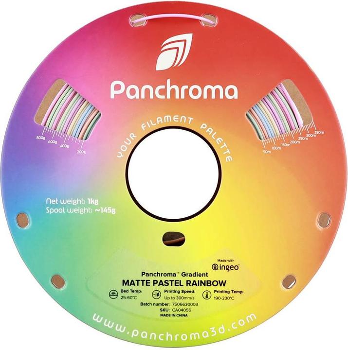 Produktbild Polymaker Panchroma™ PLA Gradient Rainbows (PLA, 1.75 mm, 1000 g)