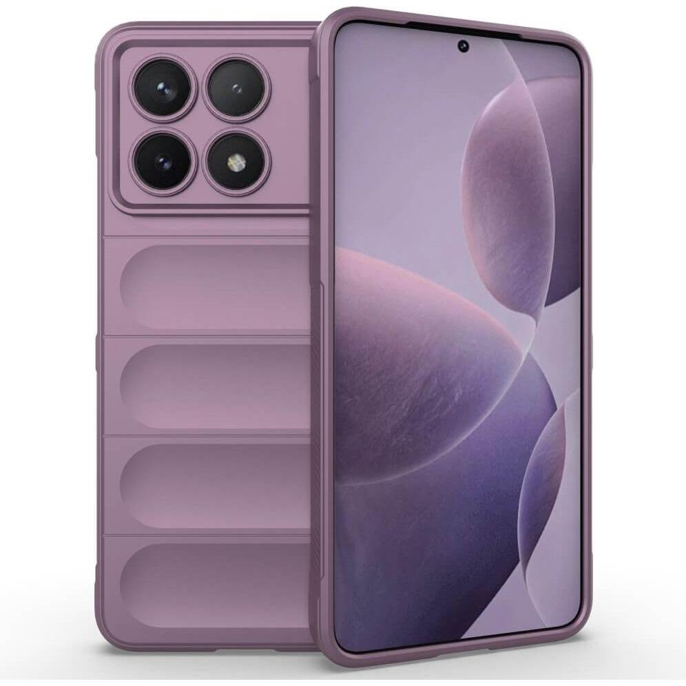 Cover-Discount Xiaomi Poco F6 Pro - Rugged Protective Cover (Xiaomi Poco F6 Pro), Smartphone Hülle, Violett