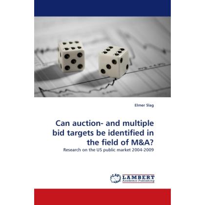 Can auction- and multiple bid targets be identified in the field of M&A?, Fachbücher