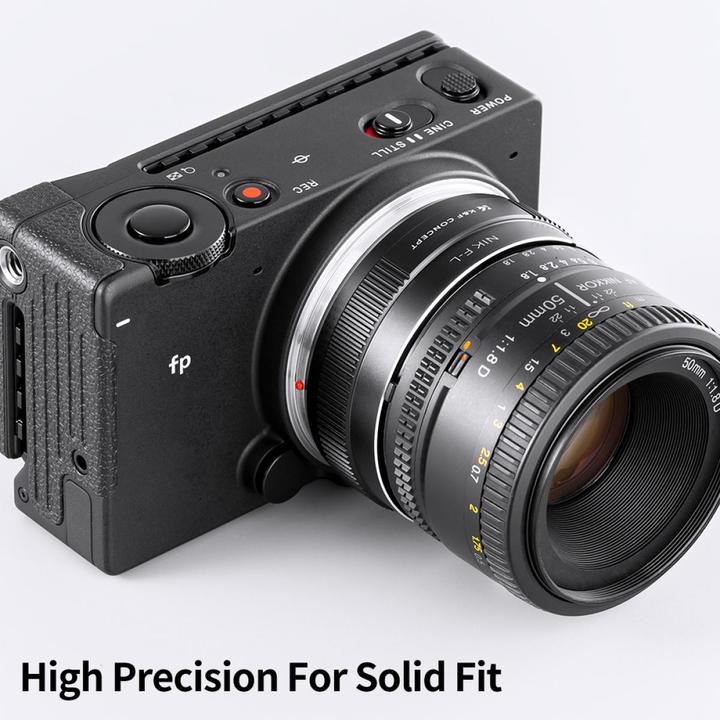 Image du produit K&F Concept Adaptateur d'objectif de haute précision, NIK-L