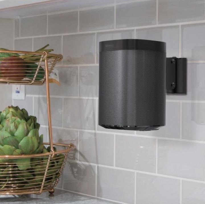 Actual product image Sinox Speaker Mount for SONOS Era 100 - Black (1 pcs., Wall installation, Tiltable)