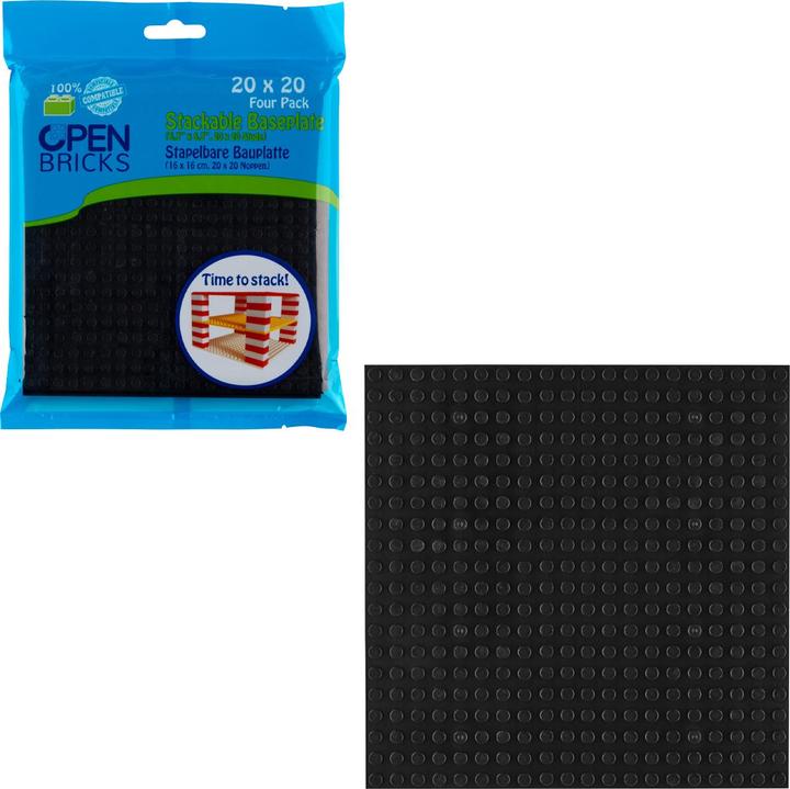 Image du produit Open Bricks OB-P20BK4 Noir Plaque de base