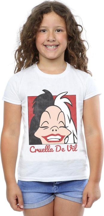 Image du produit Disney - T-shirt CRUELLA DE VIL CROPPED HEAD - Fille (116)