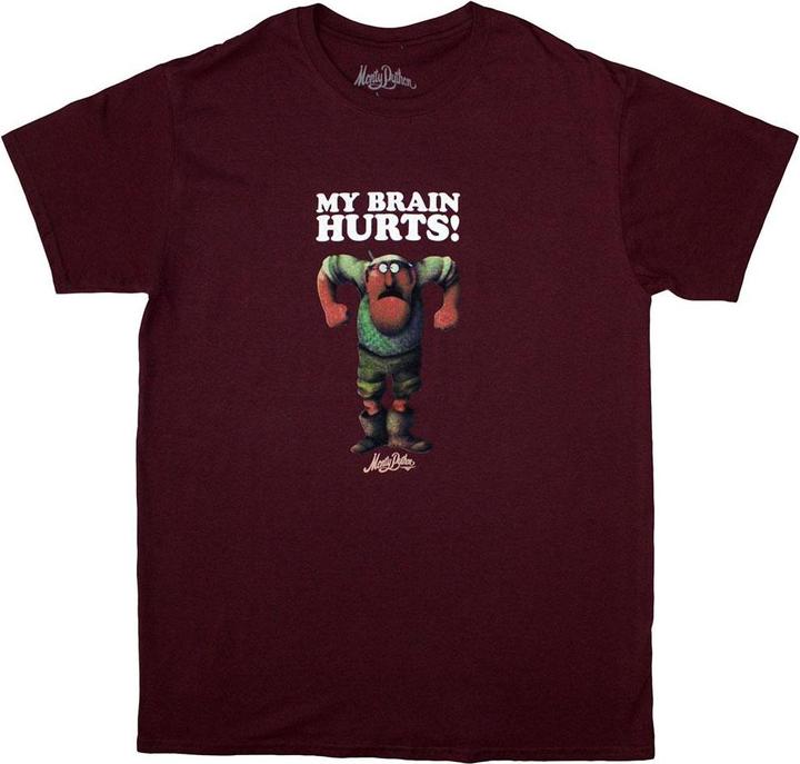 Produktbild Monty Python My Brain Hurts TShirt (M)