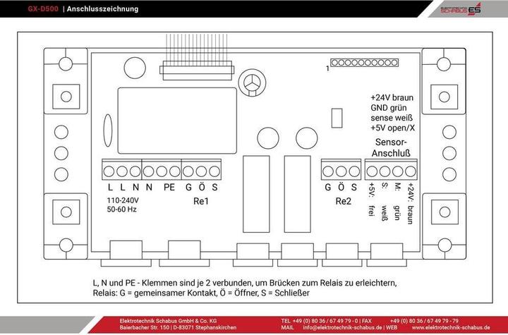 Actual product image Schabus GX-D500 Prof. CO2 warning device for carbon dioxide