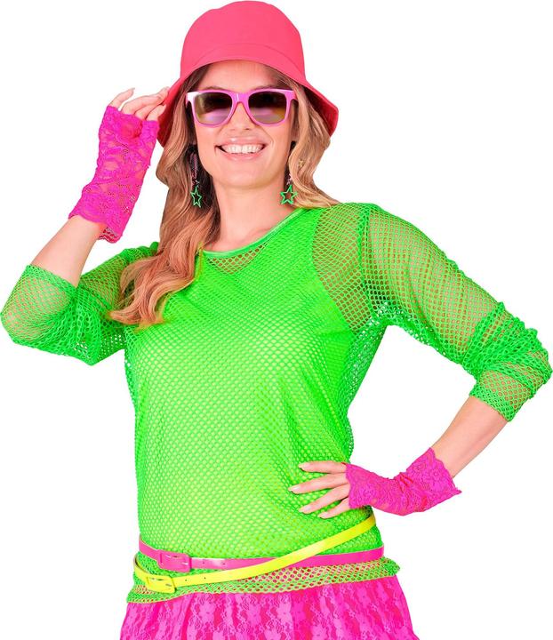 Immagine prodotto Widmann Camicia a rete verde neon a maniche lunghe (M, S)