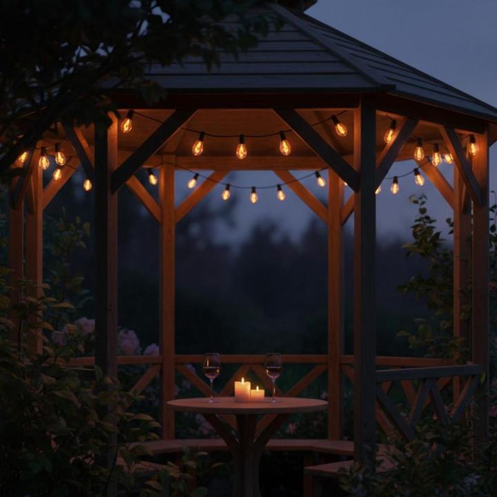 Actual product image Lifetime LED fairy lights 5.1 m 1.5 m black flame effect (5.10 m)