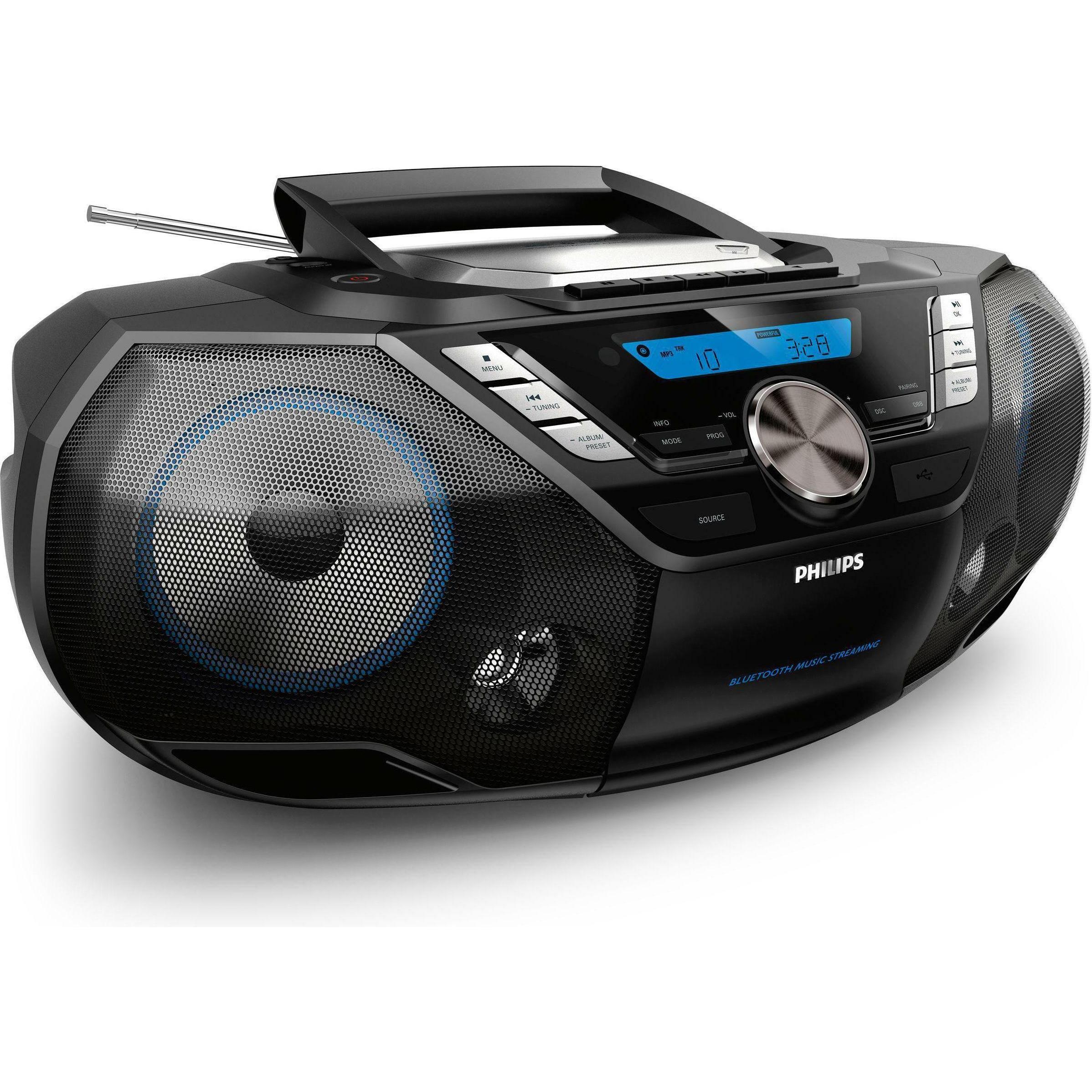 Philips Azb798t/12 (DAB+, FM, Bluetooth), Radio, Schwarz