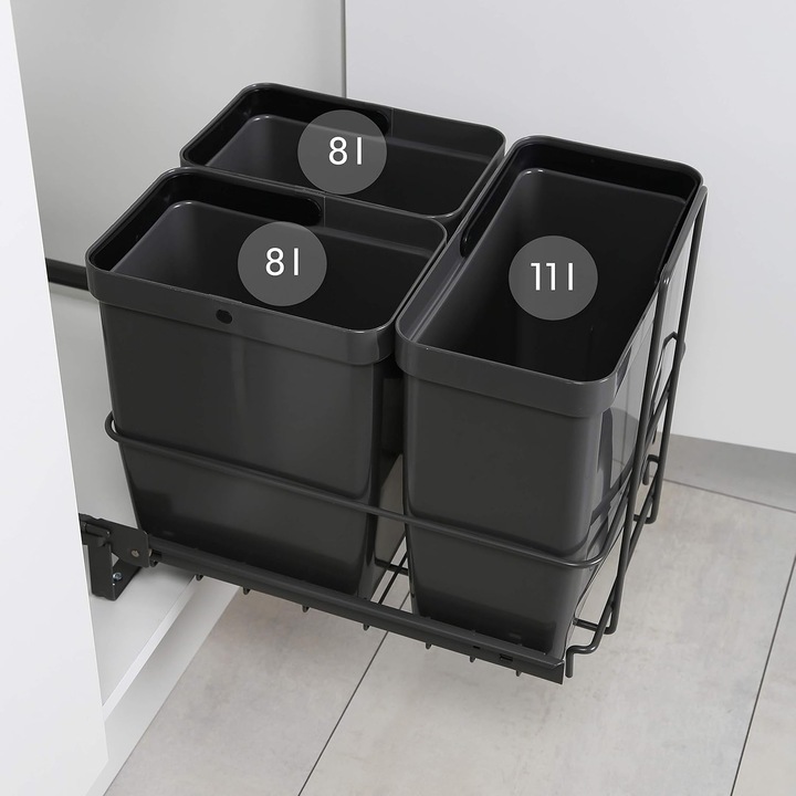 Produktbild Lanka Ja Muovi Einbau Mülleimer - LM 64/3 (29 l)
