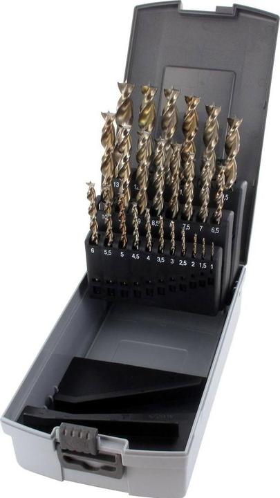 Actual product image Famag Wood twist drill set 25 pcs. (1 mm, 1.5 mm, 2 mm, 2.5 mm, 3 mm, 3.5 mm, 13 mm, 10 mm, 10.5 mm, 11 mm, 11.5 mm, 12 mm, 12.5 mm, 7 mm, 7.5 mm, 8 mm, 8.5 mm, 9 mm, 9.5 mm, 4 mm, 4.5 mm, 5 mm, 5.5 mm, 6 mm, 6.5 mm)